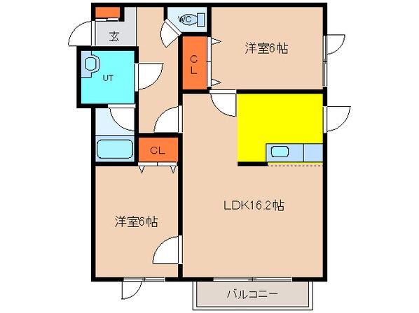 ルーシェルの物件間取画像